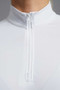 Premier Equine Ladies Ombretta Technical Riding Top in White - chest
