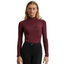 Premier Equine Ladies Ombretta Technical Riding Top in Wine - front