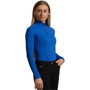 Premier Equine Ladies Ombretta Technical Riding Top in Blue - front
