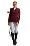 Premier Equine Ladies Hagen Competition Jacket - Wine - Full