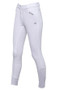 Premier Equine Ladies Delta Full Seat Gel Riding Breeches in White - front
