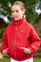 Premier Equine Childrens Pro Rider Waterproof Jacket - Red - Lifestyle