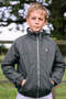Premier Equine Childrens Pro Rider Waterproof Jacket - Anthracite Grey - Lifestyle