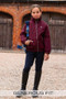 Premier Equine Childrens Pro Rider Waterproof Jacket - Wine - Lifestyle