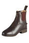 Premier Equine Childrens Virtus Leather Paddock Boots in Brown - front/side