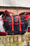 Premier Equine Grooming Kit Bag in Black and red - lifestyle