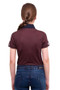 Premier Equine Childrens Mini Amia Top in Wine - back