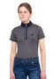 Premier Equine Childrens Mini Amia Top in Grey - front