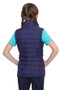 Premier Equine Childrens Dante Gilet in Navy - back