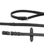 Premier Equine Stefano Rubber Reins in Black