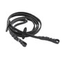 Premier Equine Stefano Rubber Reins in Black