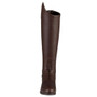 Premier Equine Ladies Vallardi Leather Field Tall Riding Boots in Brown - front