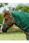Premier Equine Buster Zero Turnout Rug with Classic Neck Cover 0g - Green - Neck