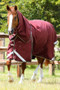 Premier Equine Buster Zero Turnout Rug with Classic Neck Cover 0g - Burgundy - Rug