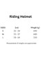 Premier Equine Riding Hat Size Guide