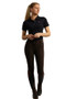 Premier Equine Ladies Sophia Full Seat Gel High Waist Riding Breeches in Brown - front