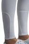 Premier Equine Ladies Sophia Full Seat Gel High Waist Riding Breeches in White - ankle cuffs