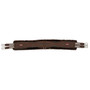 LeMieux Fleece Lined Anatomic Girth - Brown - Flat lay