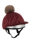 LeMieux Fleur Hat Silk - Merlot