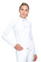 Coldstream Ladies Lennel Base Layer in White/Light Grey - front
