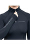Coldstream Ladies Lennel Base Layer in Black - front close detail