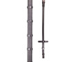 Henry James Saddlery Bio Grip Hybrid Reins With Leather Stoppers  - Black