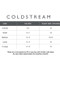 Coldstream womens riding tights size guide