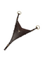 LeMieux Bib Martingale Attachment - Brown/Brass