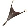 LeMieux Bib Martingale Attachment - Havana/Brass