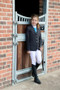 Coldstream Childrens Next Generation Allanton Show Jacket in Charcoal Grey - front/side lifestyle