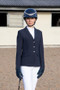 Coldstream Ladies Allanton Show Jacket in Charcoal Navy - front lifestyle