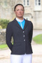 Coldstream Ladies Allanton Show Jacket in Charcoal Grey - front lifestyle
