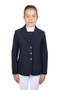 Coldstream Childrens Next Generation Lanark Show Shirt in Navy - front with show jacket