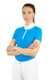 Coldstream Ladies Ayton Show Shirt in Blue - front