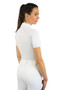 Coldstream Ladies Ayton Show Shirt in White - back/side