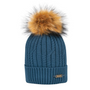 Coldstream Lamberton Bobble Hat in Cool Slate