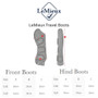 LeMieux Travel Boots - Size Guide