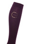 Coldstream Ednam Socks in Mulberry Purple - detail