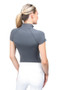 Coldstream Ladies Midlem Short Sleeve Base Layer in Grey - back