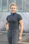 Coldstream Ladies Midlem Short Sleeve Base Layer in Grey - Lifetsyle