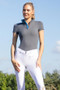 Coldstream Ladies Midlem Short Sleeve Base Layer in Grey - Lifetsyle