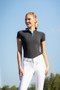 Coldstream Ladies Midlem Short Sleeve Base Layer in Black - Lifestyle