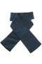 Showquest Tied Stock Navy/ Blue White Spot