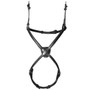 Henry James Saddlery Double Buckle Figure 8 Grackle Noseband - Black