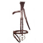 Henry James Saddlery Flash Bridle - Havana - Size