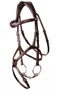 Henry James Saddlery Sheepskin Grackle Bridle - Havana