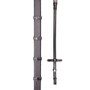 Henry James Saddlery Large Pimple Hybrid Rubber Reins - Black