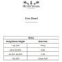 Henry James Saddlery Size Chart