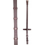 Henry James Saddlery Xtreme Eventer Hybrid Rubber Reins with Stoppers - Havana