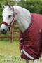 Premier Equine Buster Combo Turnout Rug with Snug-Fit Neck 400g in Burgundy - chest